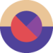 Multi colored circle icon representing your brand edge.