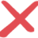 red x